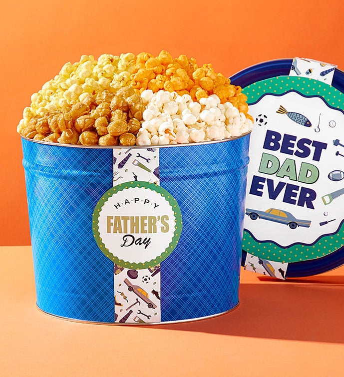 Dad’s Favorite Things Popcorn Tins